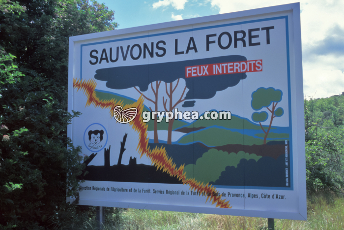 Panneau incendie forêt - gryphea.com